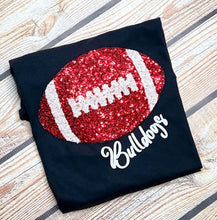 Load image into Gallery viewer, Game Day football sequin shirt
